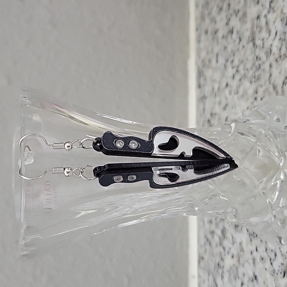 4 for $10 Ghost mask dagger earrings Scream Movie